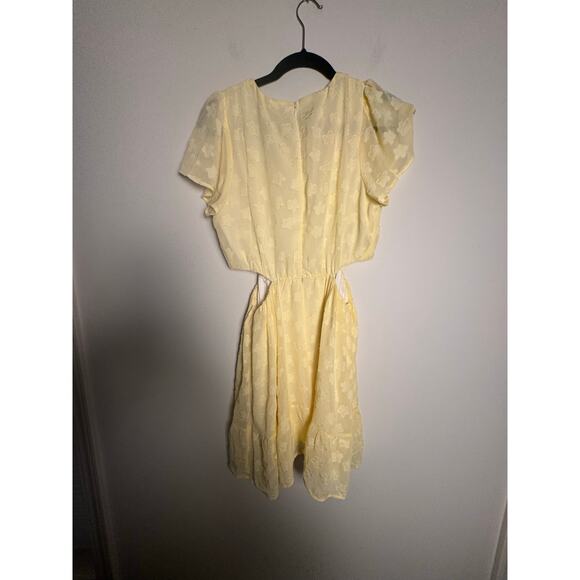 Show Me Your Mumu Merritt Yellow Mini Dress Size Large - Picture 7 of 8